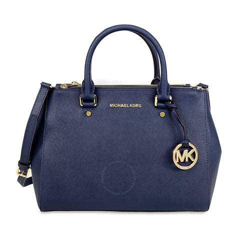 michael kors summer bags navy and light blue patch|michael kors blue handbags clearance.